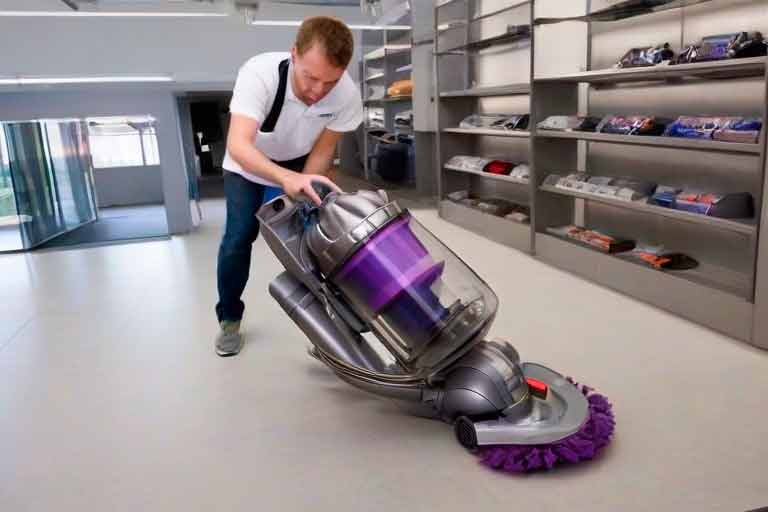 ¿Cómo reparar el rodillo de cepillo desgastado de mi aspiradora Dyson?