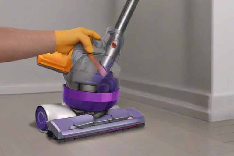 ¿Cómo vaciar el depósito de mi aspiradora Dyson?