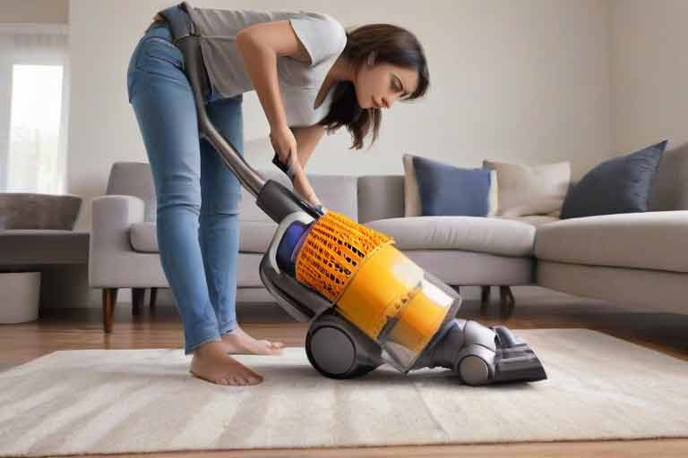 ¿Cómo puedo reparar mi Dyson si el cabezal de limpieza para diferentes superficies tiene un mal funcionamiento?