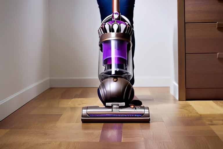¿Cómo reparar mi aspiradora Dyson si tengo dificultades para ajustar la altura según el tipo de suelo?