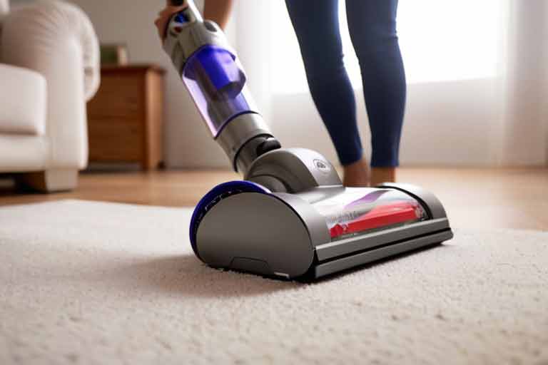 ¿Cómo reparar mi aspiradora Dyson si tengo dificultades para ajustar la altura según el tipo de suelo?
