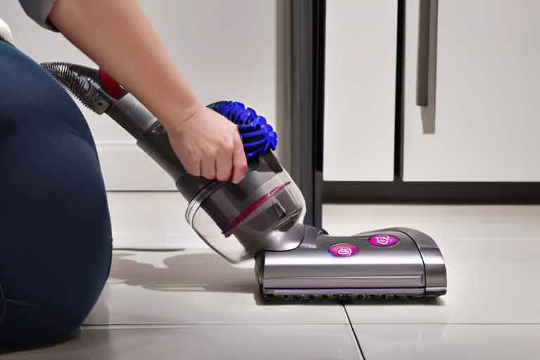 ¿Cómo puedo reparar mi aspiradora Dyson si tengo problemas con la conexión del tubo extensible?