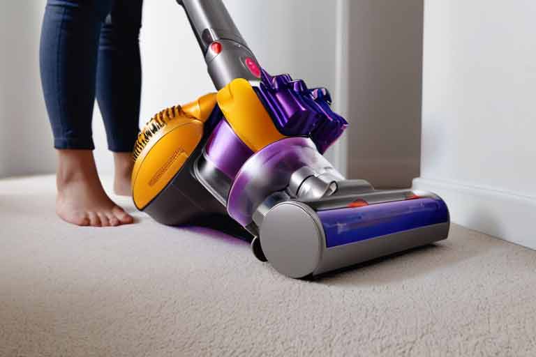 ¿Cómo reparar mi aspiradora Dyson si el cabezal de limpieza se desconecta de forma intermitente?