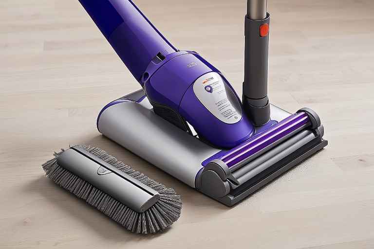 ¿Cómo ajustar la altura del cepillo en mi aspirador Dyson?
