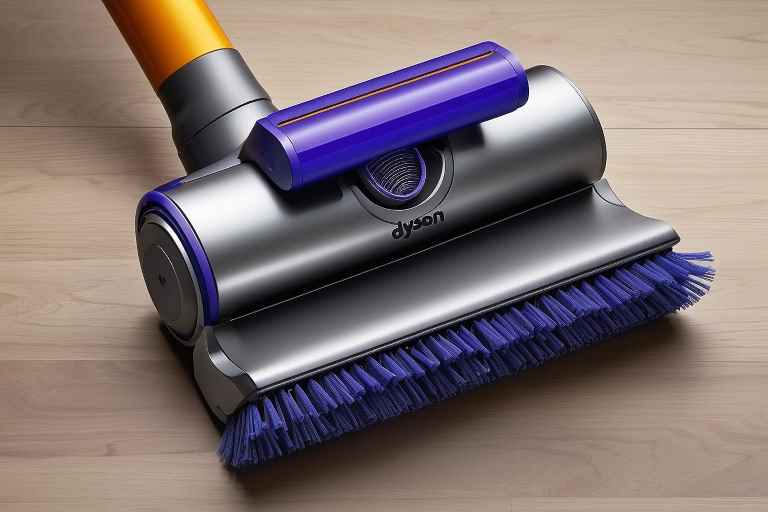 ¿Cómo ajustar la altura del cepillo en mi aspirador Dyson?