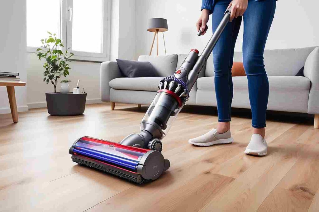 Cómo retirar y limpiar el filtro de una aspiradora Dyson V12 Detect Slim™