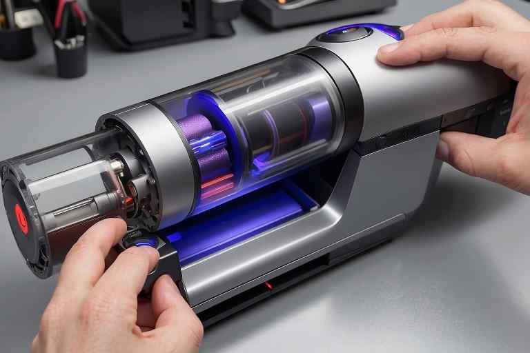 ¿Cómo arreglar el botón de encendido de un Dyson V11?