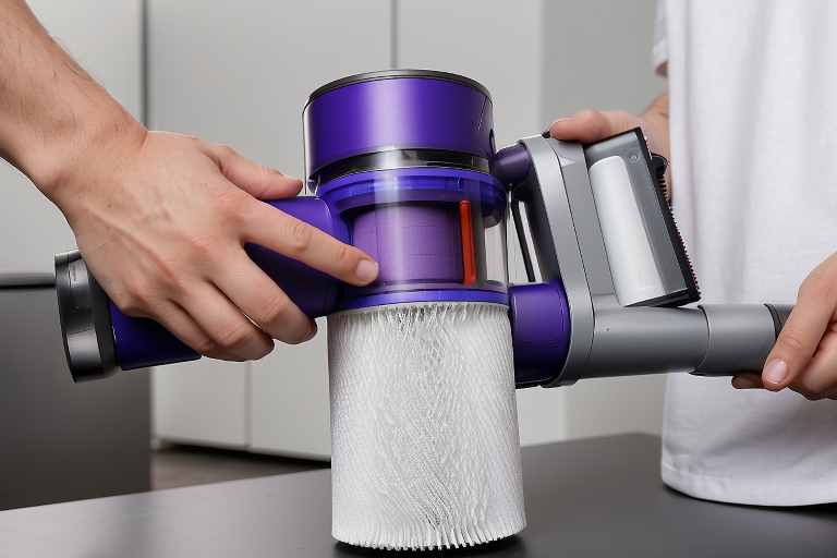 ¿Cómo reemplazar el filtro del Dyson V10?