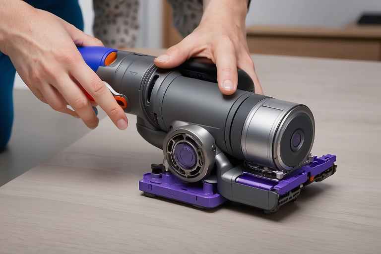 ¿Cómo reemplazar la batería de un Dyson V6?
