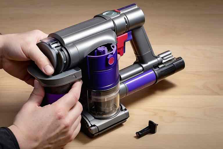 ¿Cómo reemplazar la batería de un Dyson V6?
