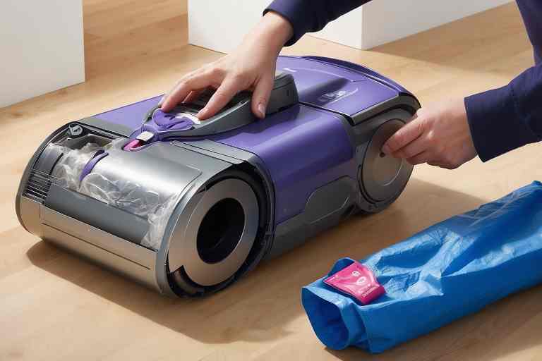 ¿Cómo cambiar la bolsa de un Dyson?