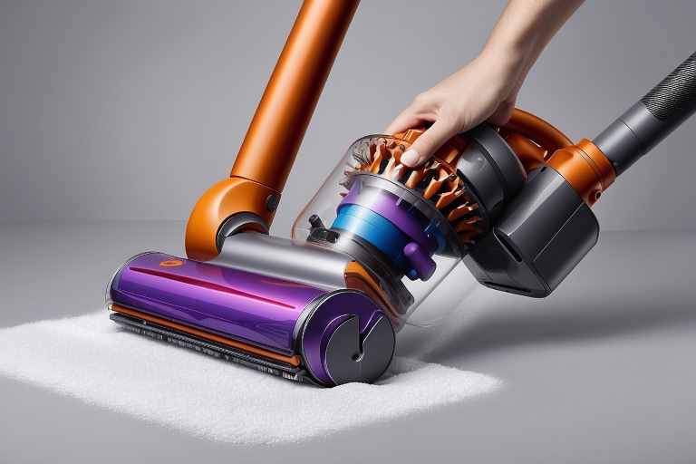 ¿Cómo quitar el cabello del cepillo de un Dyson V10?