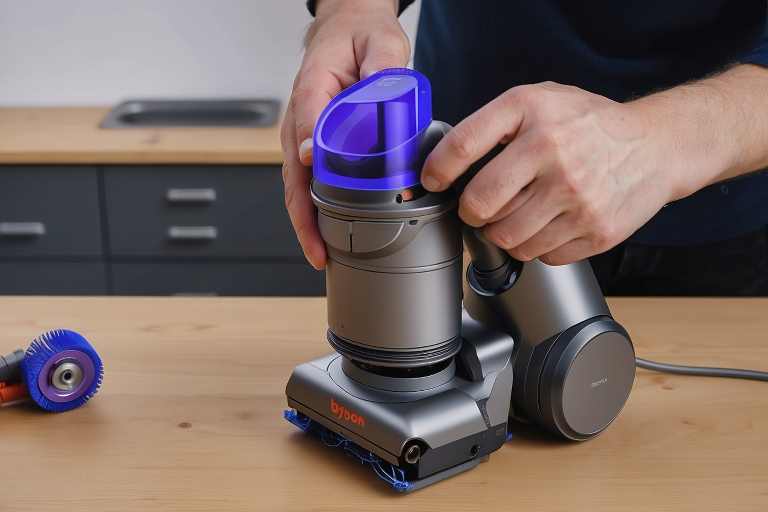 ¿Cómo reparar el motor de un Dyson V7?